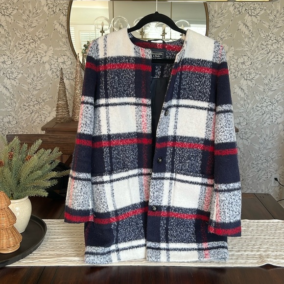 Abercrombie Wool Blend Coat - Picture 2 of 4